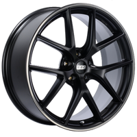 BBS CI-R 20x8 5x112 ET26 Satin Black Polished Rim Protector Wheel -82mm PFS/Clip Required