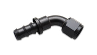 Vibrant Push-On 60 Degree Hose End Elbow Fitting Size -4AN