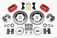 Wilwood Dynapro Dust-Boot Front Kit 11.00in Drilled-Red WWE ProSpindle