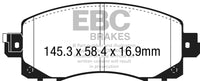 EBC 2022+ Subaru WRX 2.4T Greenstuff Front Brake Pads