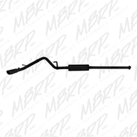 MBRP 09-14 Toyota Tacoma 4.0L EC/CC Cat-Back Single Exit AL - Black