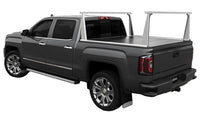 Access ADARAC Aluminum Uprights 24in Vert Pro Kit (2 Uprights w/1 66in Cross Bar) Silver Truck Rack