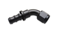 Vibrant Push-On 60 Degree Hose End Elbow Fitting Size -4AN