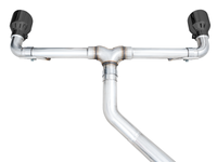 AWE Tuning 2022 VW GTI MK8 Touring Edition Exhaust - Diamond Black Tips