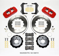 Wilwood AERO6 Front Hat Kit 14.25 Red 2014-Up Challenger w/Lines