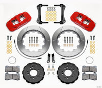 Wilwood AERO6 Front Hat Kit 14.00 Red 2005-2014 Mustang w/ BMR Suspn. w/Lines