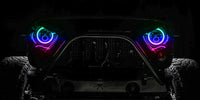 Oracle 7in High Powered LED Headlights - Black Bezel - Dynamic - Dynamic
