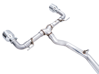 AWE Tuning Subaru BRZ/ Toyota GR86/ Toyota 86 Track Edition Cat-Back Exhaust- Chrome Silver Tips