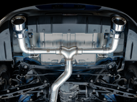 AWE Tuning Subaru BRZ/ Toyota GR86/ Toyota 86 Track Edition Cat-Back Exhaust- Chrome Silver Tips