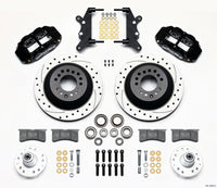 Wilwood Narrow Superlite 6R Front Hub & 1PC Rtr Kit 12.88in Drilled 60-68 Ford / Mercury Full Size