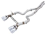 AWE Tuning BMW F8X M3/M4 Track Edition Cat-Back Exhaust - Diamond Black Tips