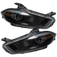 Oracle 13-14 Dodge Dart (HID Style) SMD HL - Black - ColorSHIFT w/ Simple Controller