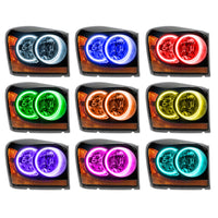 Oracle 04-06 Dodge Durango SMD HL - Black - ColorSHIFT w/ Simple Controller