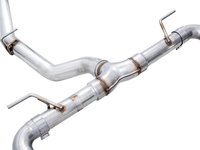 AWE Tuning Subaru BRZ/ Toyota GR86/ Toyota 86 Track Edition Cat-Back Exhaust- Chrome Silver Tips