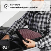 K&N Replacement Air Filter 18-20 Suzuki Jimny II 1.5L L4