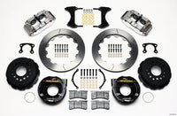 Wilwood Narrow Superlite 4R Rear P-Brk Kit 12.88in Polished Big Ford New Style 2.50in Offset
