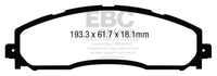 EBC 13+ Ford F250 (inc Super Duty) 6.2 (2WD) Yellowstuff Rear Brake Pads