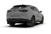 Rally Armor 21-26 Ford Mustang Mach-E/GT/Rally Black UR Mud Flap w/Metallic Black Logo