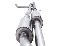 AWE Tuning 4th Gen GM 1500 6.2L 0FG Cat-Back Split Rear Exit (w/ Bumper Cutouts) - Quad Diamond Tips