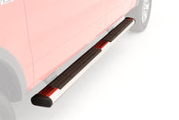 Lund 07-17 Chevy Silverado 1500 Crew Cab 6in. Oval Straight SS Nerf Bars - Polished