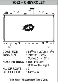 CSF 12-15 Chevrolet Camaro SS Radiator