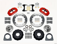 Wilwood Narrow Superlite 6R Front Hub Kit 12.88in Red TCI-IFS 71-78 (Pinto Based)