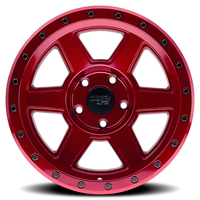 Dirty Life 9315 Compound 17x9 / 6x139.7 BP / -12mm Offset / 106mm Hub Crimson Candy Red Wheel