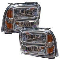 Oracle 05-07 Ford F-250/350 SMD HL - Chrome - ColorSHIFT w/ Simple Controller