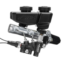 Wilwood Remote Tandem M/C Kit w/Bracket and Valve - 1in Bore Black