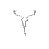 MagnaFlow Cat-Back 15-16 Ford Mustang 2.3L L4 Competition SS 3in Dual Split Rear 4.5in Black Tips