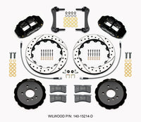 Wilwood Narrow Superlite 6R Front Hat Kit 12.88in Drilled 2014-2015 Mini Cooper w/Lines