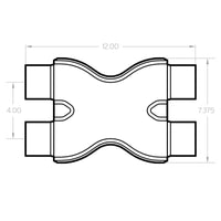 MagnaFlow Smooth Trans X 2.5/2.5 X 12 SS