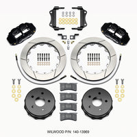 Wilwood Narrow Superlite 4R Rear Kit 12.88in 2007-up Jeep JK w/Lines