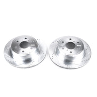 Power Stop 07-18 Chevrolet Silverado 1500 Rear Evolution Drilled & Slotted Rotors - Pair
