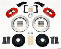 Wilwood Narrow Superlite 6R Front Hat Kit 13.06in Red 65-82 Corvette C2/C3