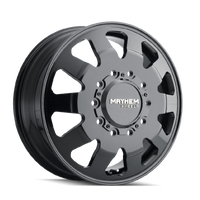 Mayhem 8181 Challenger Dually 22x8.25 / 10x225 BP / 169mm Offset / 170.1mm Hub Full Black Wheel