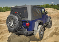 Rampage 04-06 Jeep Wrangler(TJ) Unlimited OEM Replacement Soft Upper Doors - Black Denim
