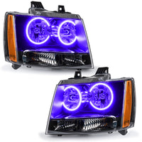 Oracle 07-13 Chevrolet Avalanche Pre-Assembled SMD Headlights - UV/Purple