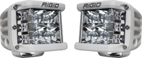 Rigid Industries D-SS - Spot - Set of 2 - White Housing