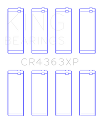 King Engine Bearings 00-06 Chevrolet 2.2L DOHC Ecotec Connecting Rod Bearings (Set of 4)