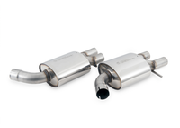 AWE Tuning Audi C7.5 A6 3.0T Touring Edition Exhaust - Quad Outlet Chrome Silver Tips
