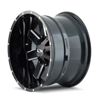 ION Type 141 17x9 / 5x114.3 BP / 18mm Offset / 87mm Hub Gloss Black Milled Wheel