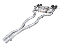 AWE Tuning SwitchPath Cat-Back Exhaust for BMW G8X M3/M4 - Diamond Black Tips