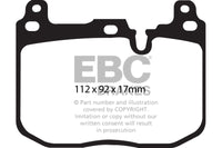 EBC 14-18 BMW M3 3.0 Twin Turbo (F80) Redstuff Front Brake Pads