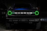 Oracle 21-22 Ford Bronco Headlight Halo Kit w/DRL Bar - Base Headlights -w/2.0 Controller