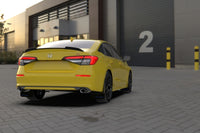Rally Armor 22-26 Honda Civic/Civic Si/Sport Red UR Mud Flap w/White Logo