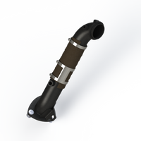 MBRP 15-16 Chevy/GMC 6.6L Duramax 3in Down Pipe (For 3 Bolt Flange Style Connection)