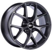 BBS SR 18x8 5x112 ET45 Satin Grey Wheel -82mm PFS/Clip Required