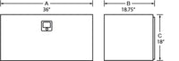 Lund Universal Steel Underbody Box - White