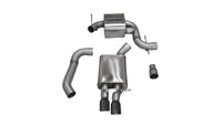 Corsa 06-10 Volkswagen GLI Mk5 Black Touring 3.0in Cat-Back Single Rear Exitn Black Pro-Series